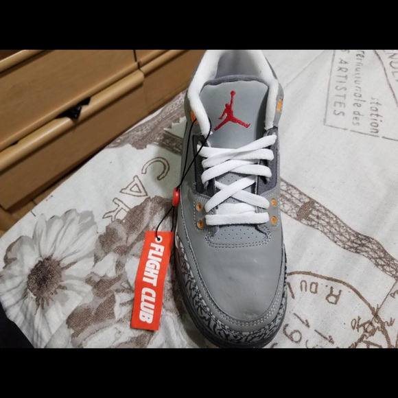 New Air Jordan Retro GS 'Cool Grey B Grade No Lid On Box